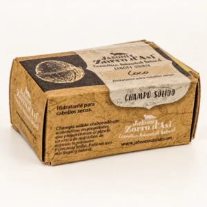 Champú sólido de coco